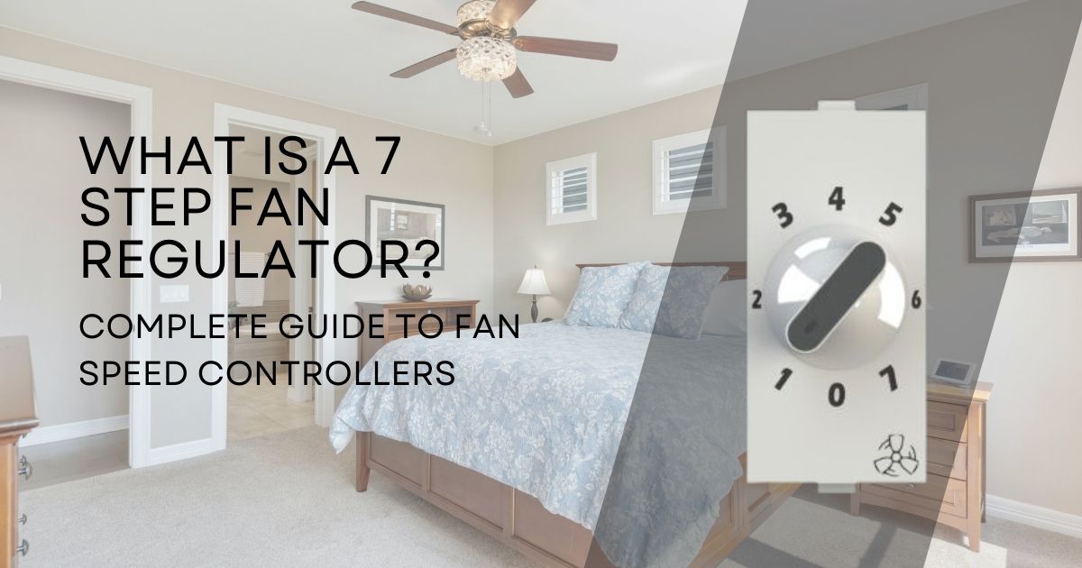 A high-quality 7 speed controller from a premier 7 Step Fan Regulator manufacturer designed for precise airflow in bedrooms.