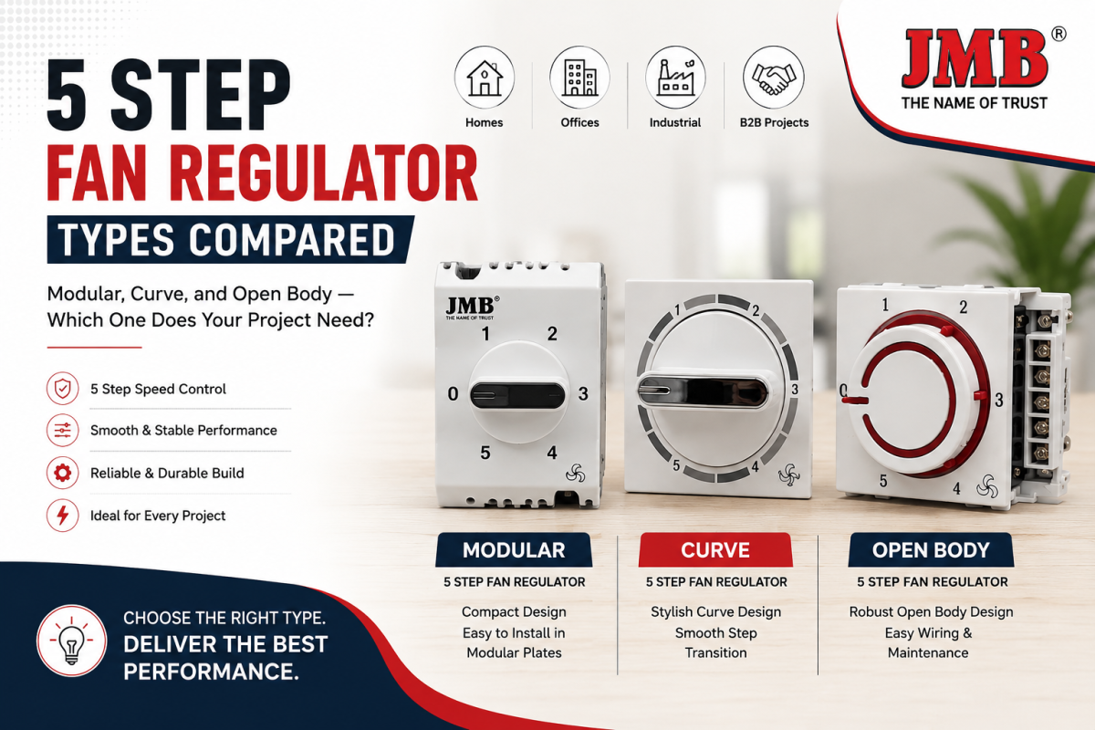 5 Step Fan Regulator Types Compared: Modular, Curve, and Open Body — Which One Does Your Project Need?