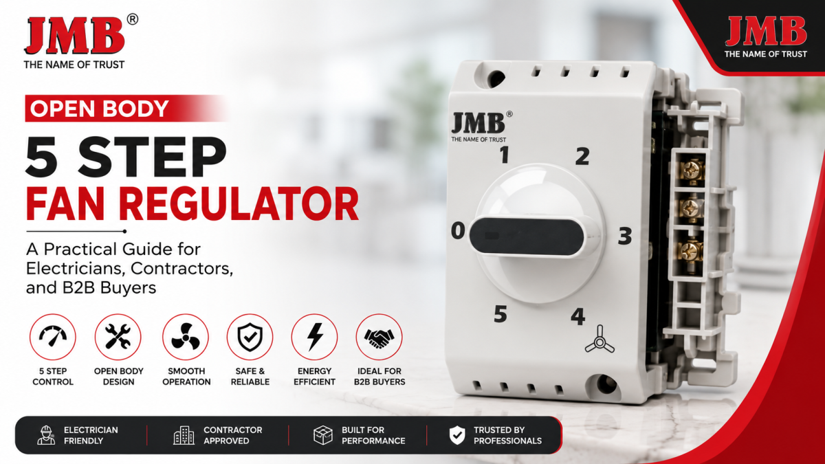 Open Body 5 Step Fan Regulator: A Practical Guide for Electricians, Contractors, and B2B Buyers