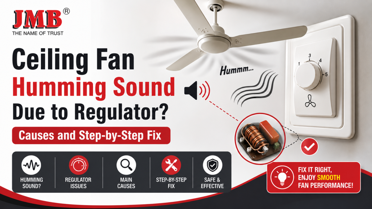 Ceiling Fan Humming Sound Due to Regulator? Causes and Step-by-Step Fix