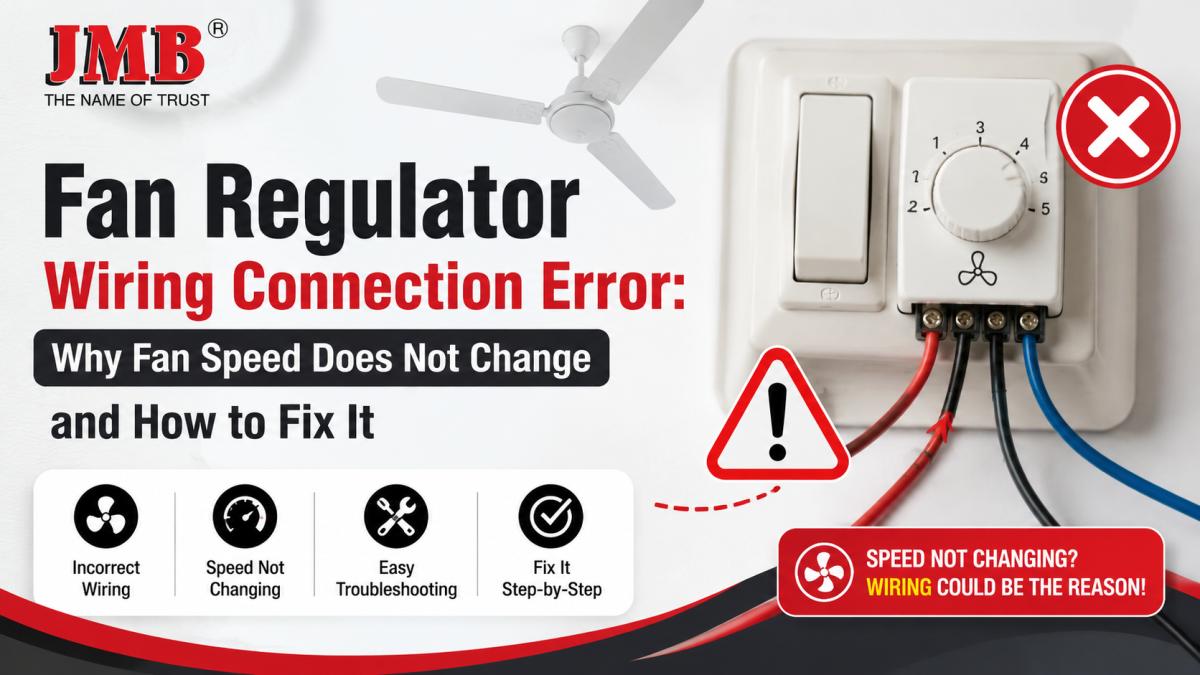 Fan Regulator Wiring Connection Error: Why Fan Speed Does Not Change and How to Fix It